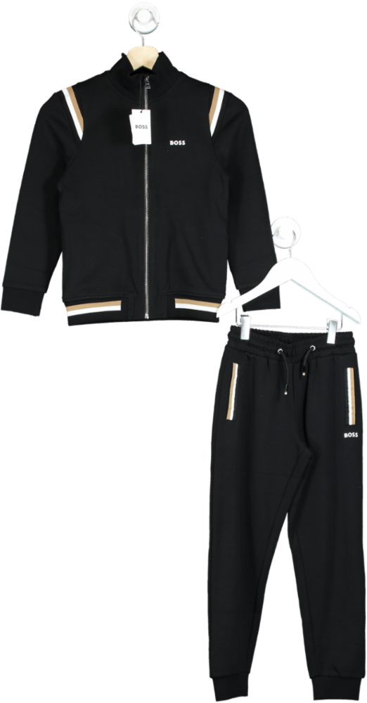 hugo boss Black Pique 2-piece Tracksuit With Logo 8 Years