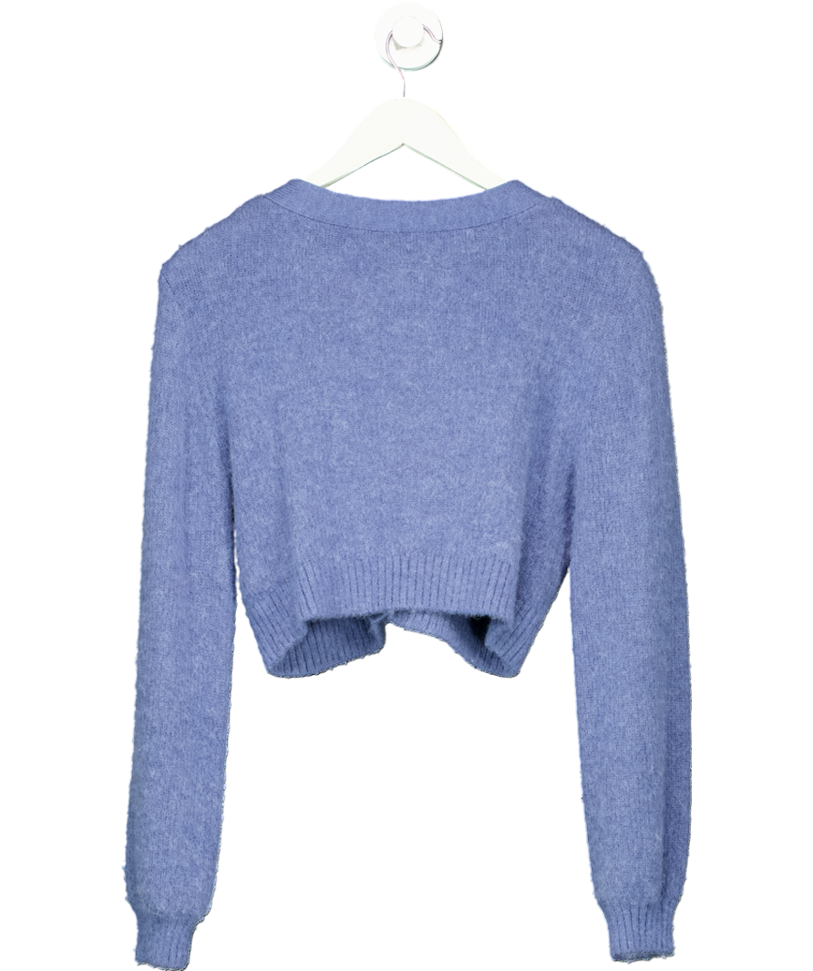 & Other Stories Blue Knitted Cardigan UK XS