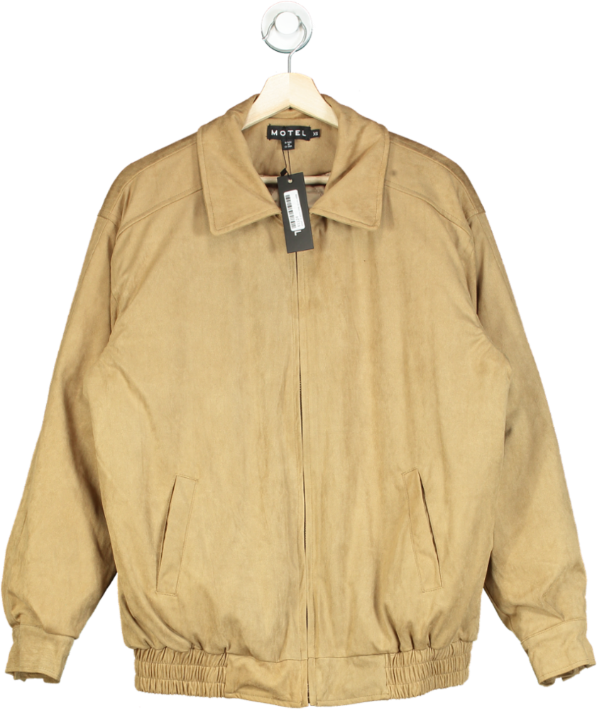 Motel Tan Cavita Jacket Faux Suede UK XS