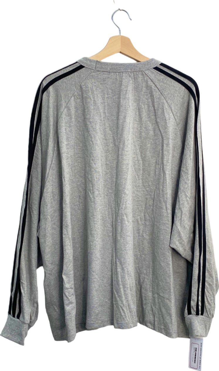 Taptaptap Grey Long Sleeve T-Shirt UK Size Large