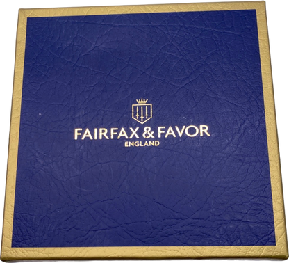 Fairfax & Favor Navy Genuine Leather Belt UK S