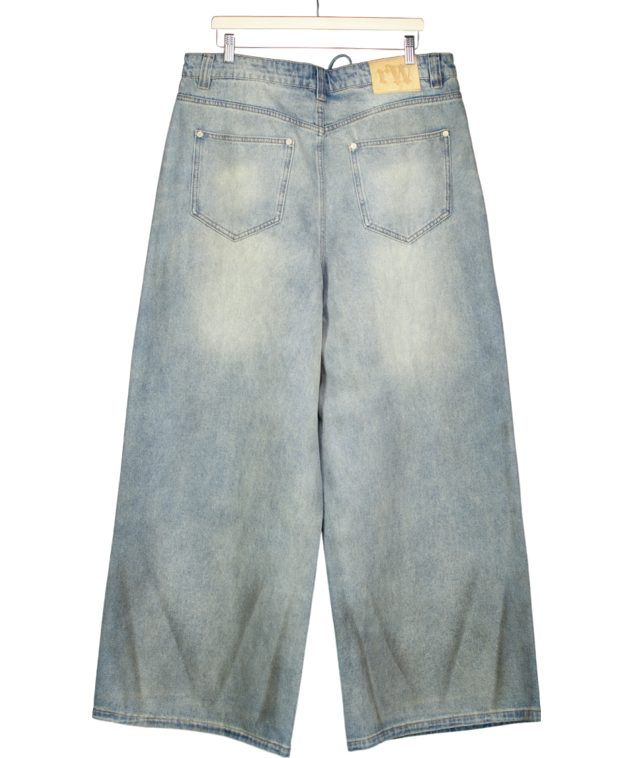 Racer Worldwide Blue Super Wide Jeans W36