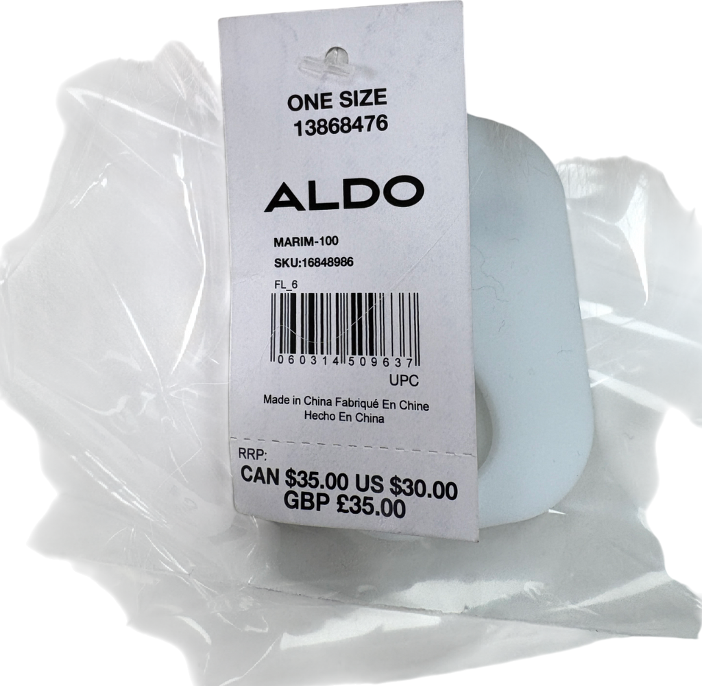 Aldo Cream Marim Faux Fur Bucket Hat One Size