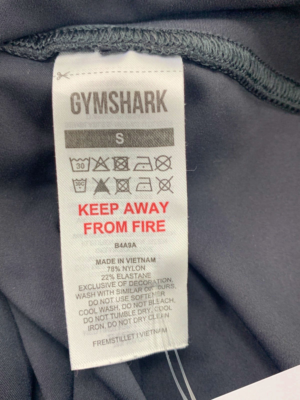 Gymshark Black Flex High-Waisted Shorts UK S