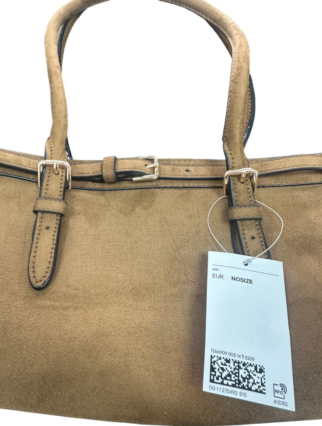 H&M Brown Buckle Detail Shoulder Bag