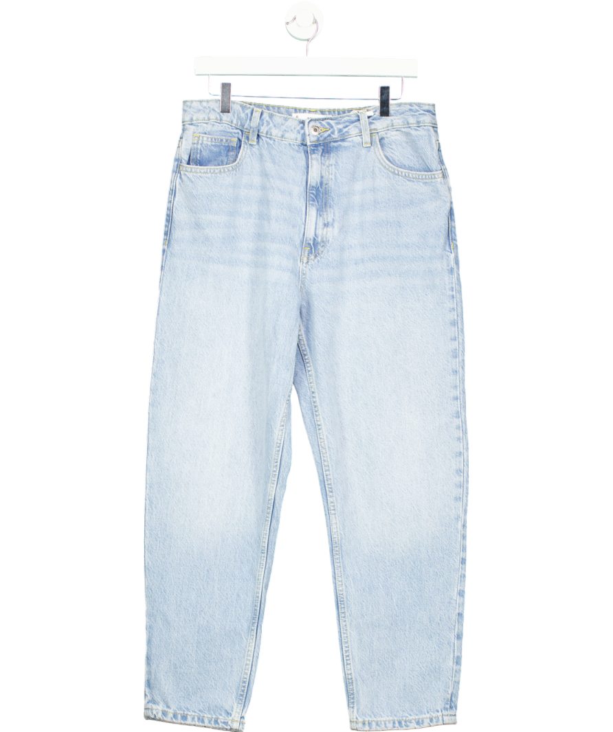 MANGO Blue Mom2000 High-rise Jeans UK 14