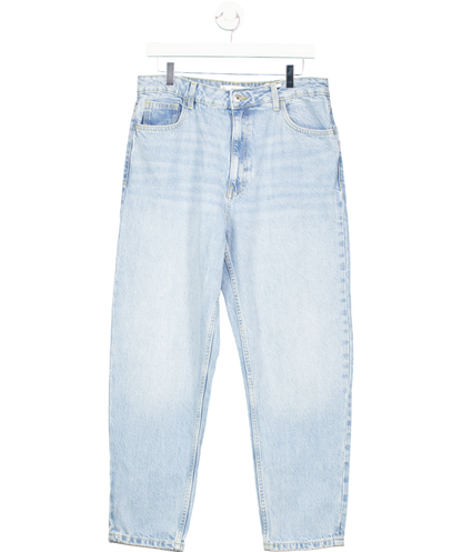 MANGO Blue Mom2000 High-rise Jeans UK 14