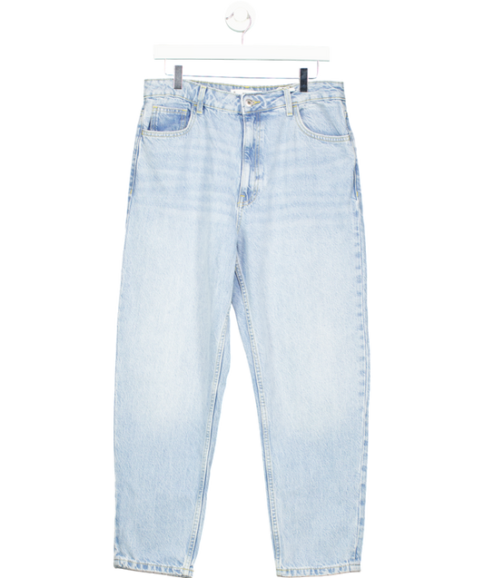 MANGO Blue Mom2000 High-rise Jeans UK 14