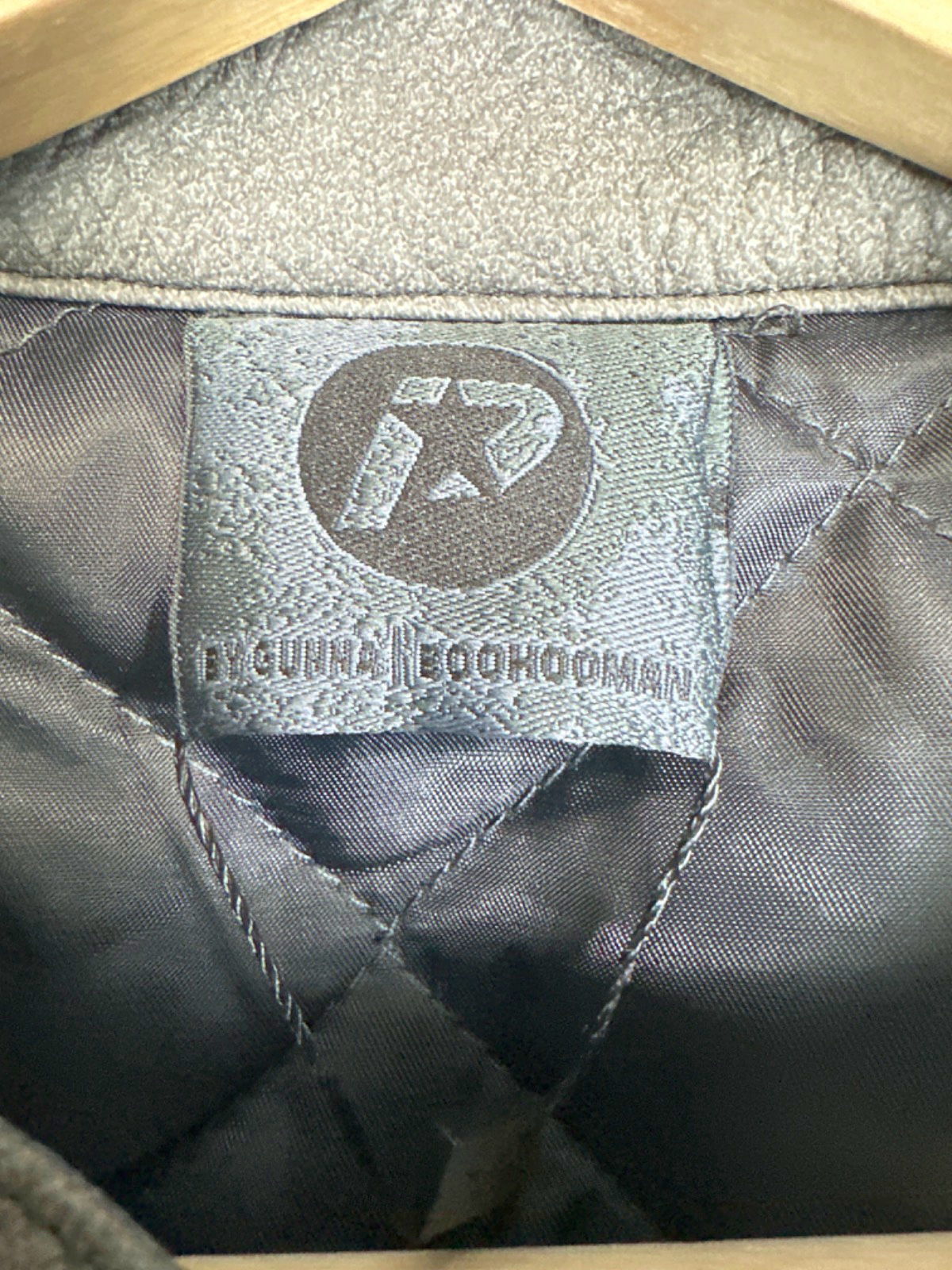 Boohoo Man Charcoal Gunna Boxy Fit Applique Panelled PU Moto Jacket UK XL