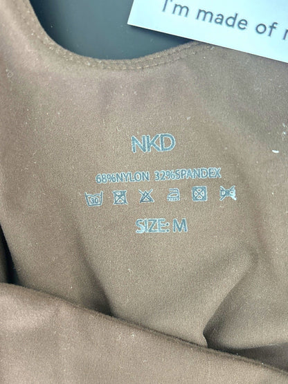 NKD Brown Bodysuit Medium