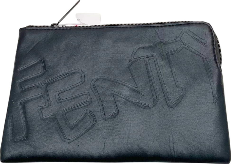 Fenty Black Embossed Logo Clutch One Size