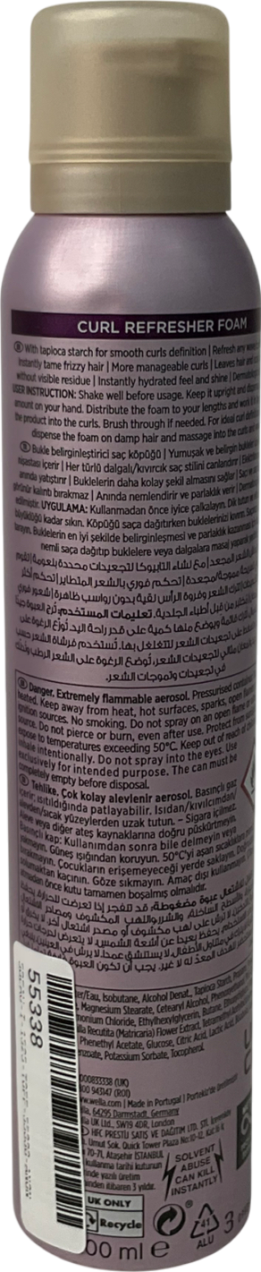 wella Deluxe 7 In 1 Curl Refresher Foam 200ml