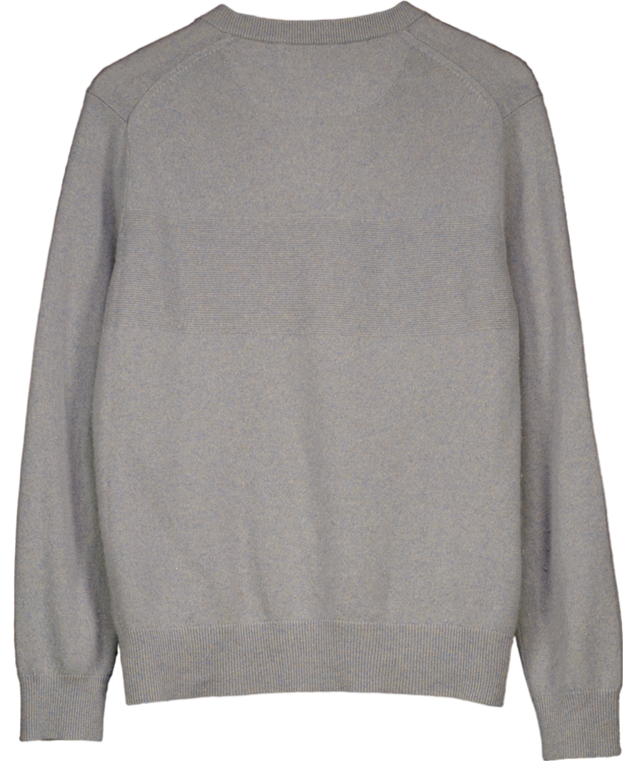 Club Monaco Grey Cashmere Crewneck Sweater UK M