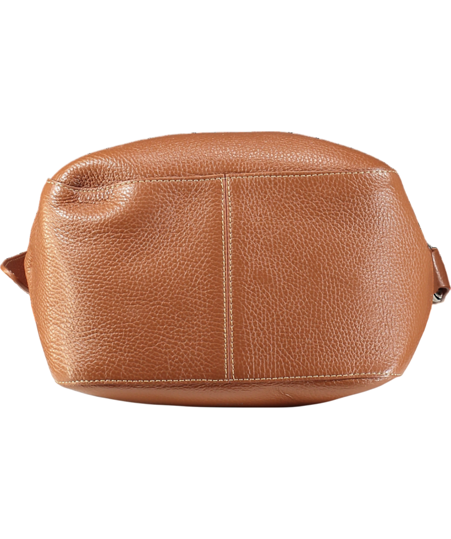 Ruskin Brown Luxury Italian Full Grain Leather The Bennet Bucket In Bracken