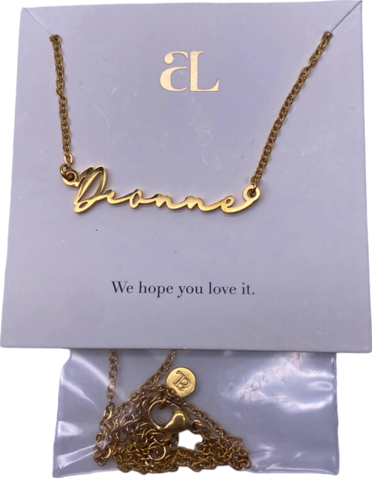 Abbott Lyon Gold Name Necklace