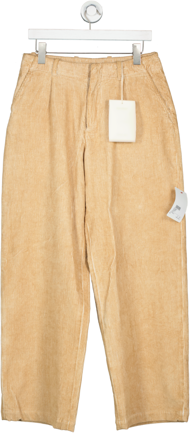 Our Legacy Brown Borrowed Cotton Linen Cord Chino W46