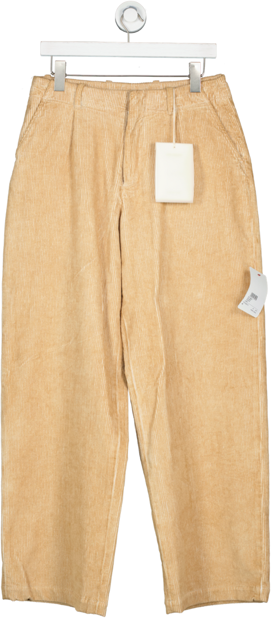 Our Legacy Brown Borrowed Cotton Linen Cord Chino W46