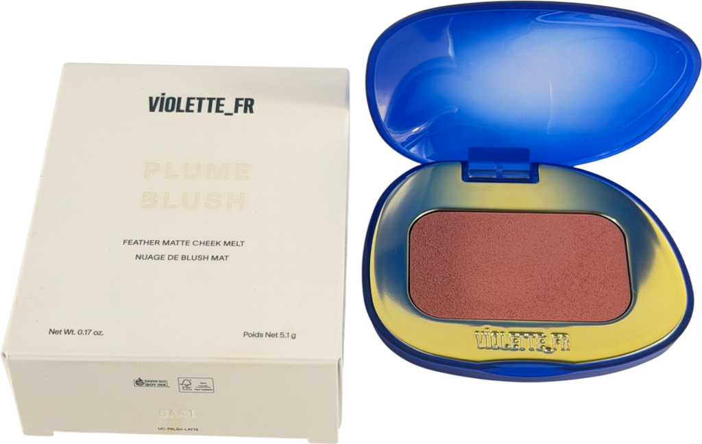 VIOLETTE_FR Feather Matte Cheek Melt Plume Blush Latte Praline 5.1g