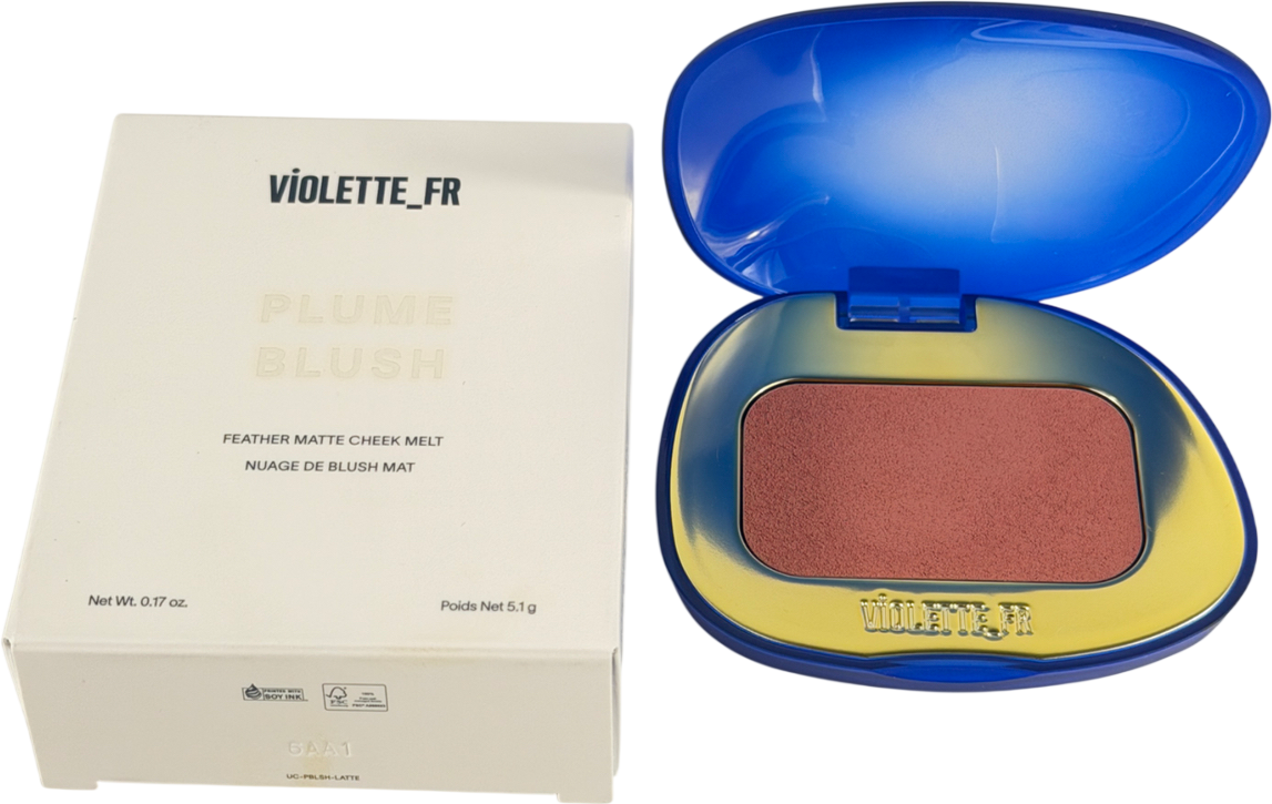 VIOLETTE_FR Feather Matte Cheek Melt Plume Blush Latte Praline 5.1g