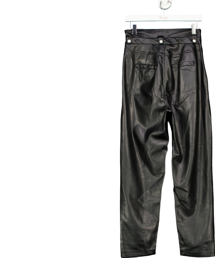 Blank NYC Black Vegan Leather Trousers W27