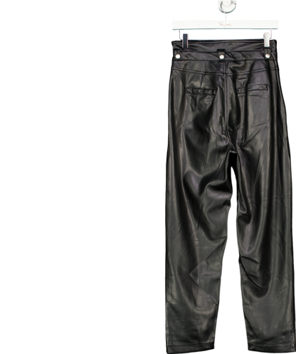 Blank NYC Black Vegan Leather Trousers W27