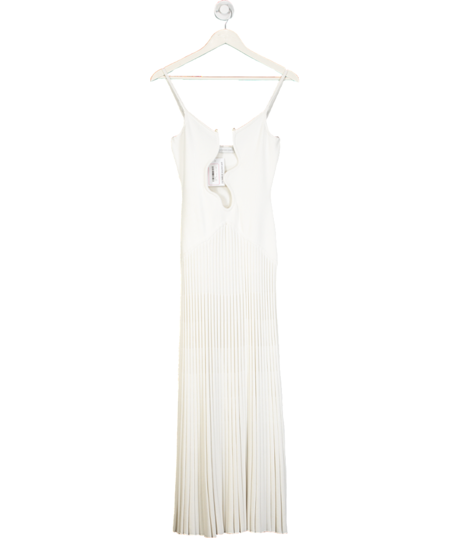 Christopher Esber Salacia Wire Sunray Dress In White UK S