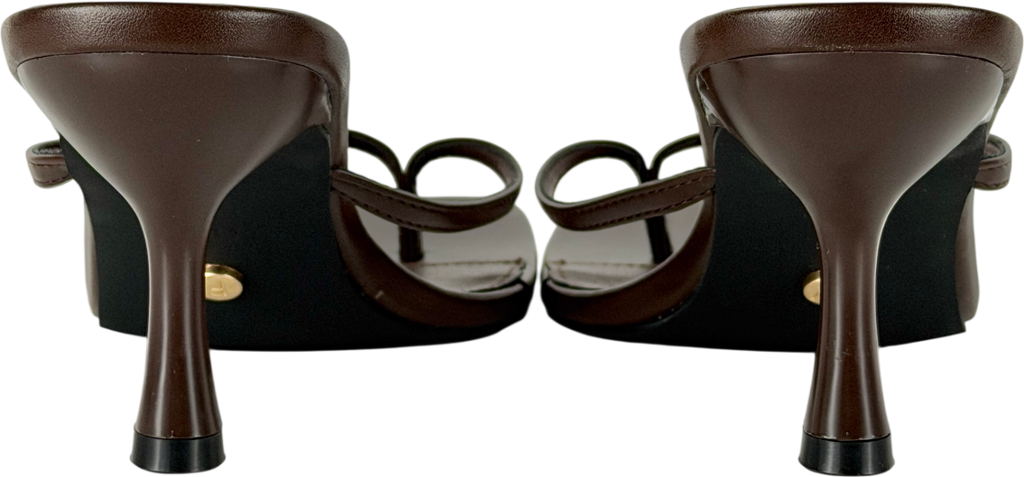 White Fox Brown Mitchell Thong Mules UK 7 EU 40 👠