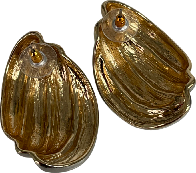 lovisa Metallic Mixed Metals Large Wrapped Stud Earrings One Size