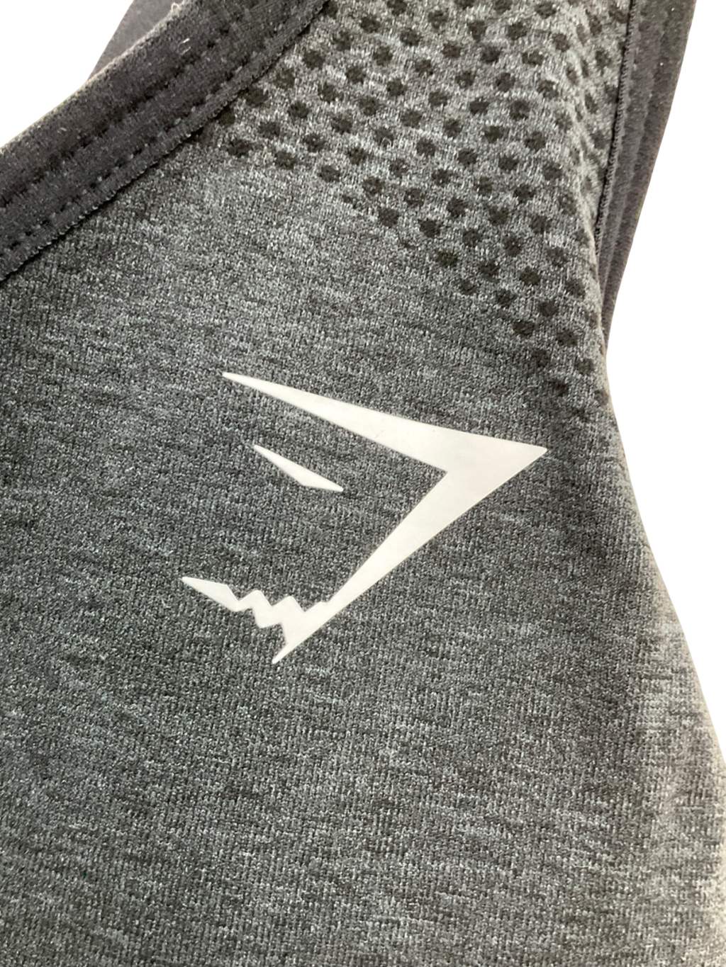 gymshark Black Vital 2.0 V Neck Sports Bra UK XL