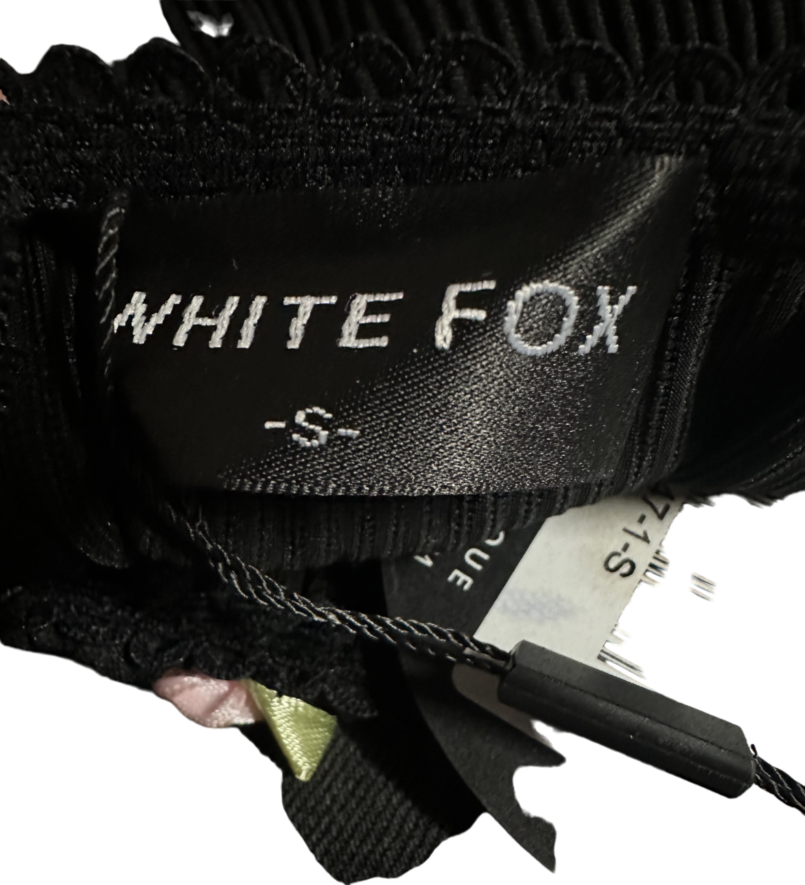 White Fox Whatever She Wants Bustier Black UK S