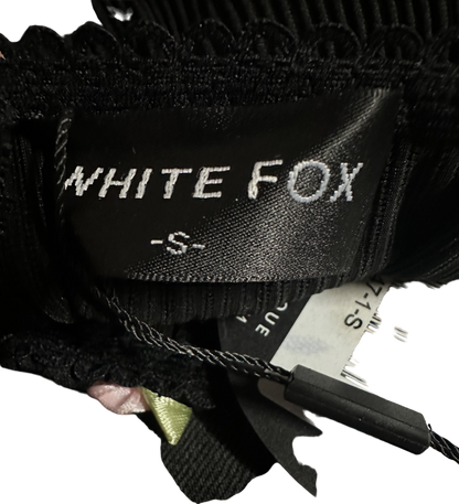 White Fox Whatever She Wants Bustier Black UK S