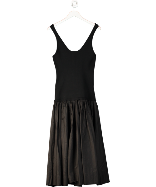 A.L.C. Black Drop Waist Maxi Dress UK M