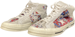 Converse Cream Chuck Taylor All Stars Trainers Collab With Paris Farzaneh UK 9 EU 43