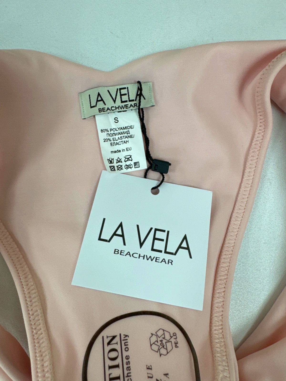 La Vela Pink Floral Bikini UK S