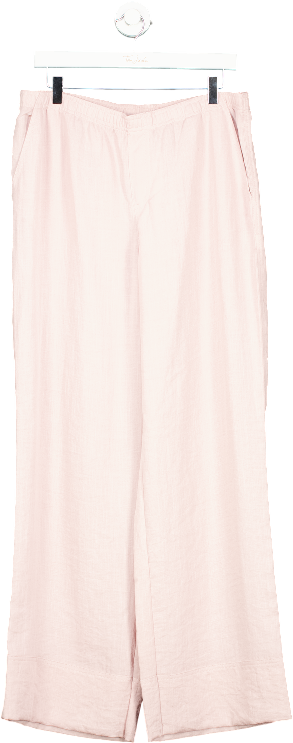 Zara Pink Wide Leg Trousers UK L