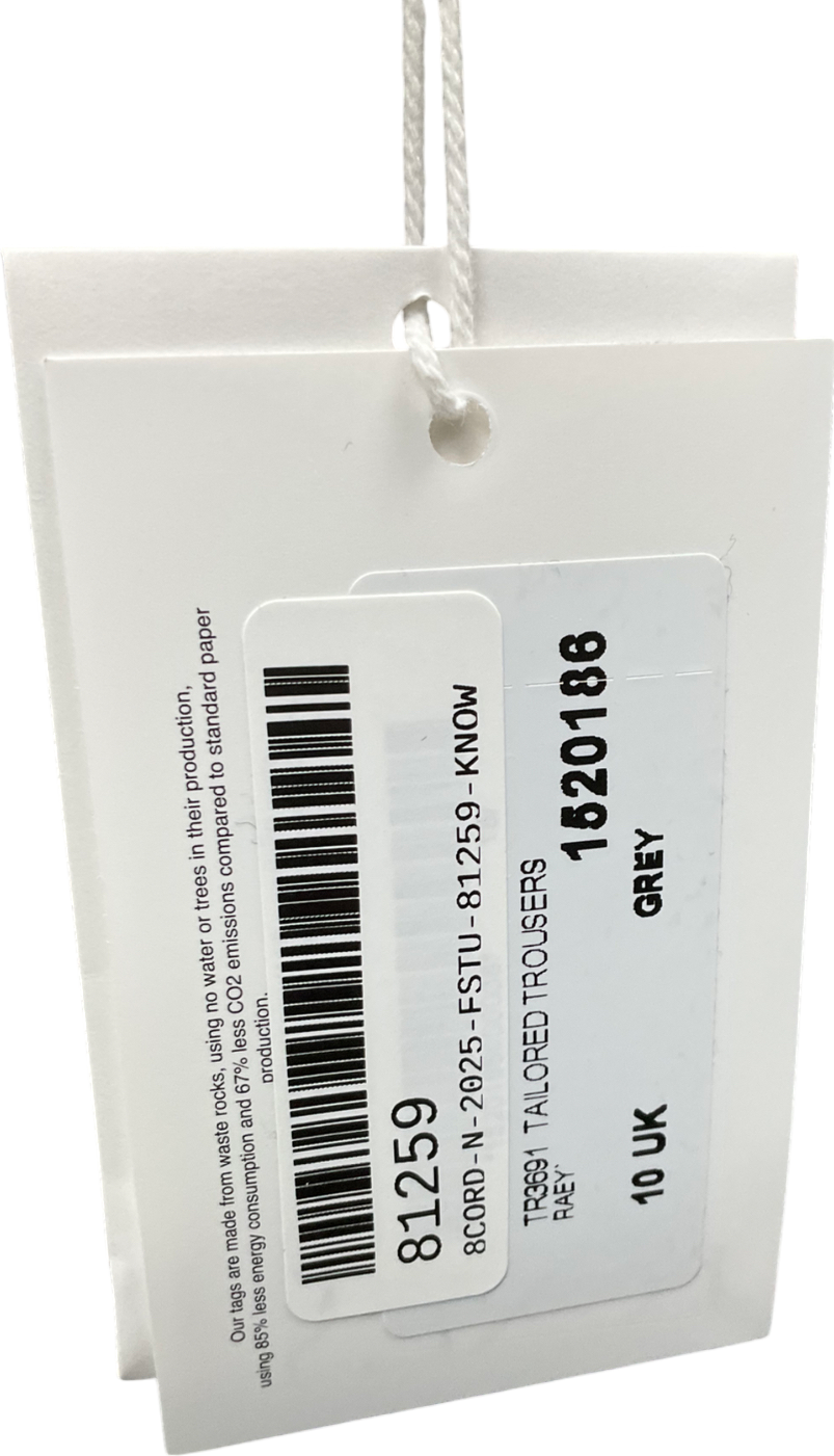 Raey Oversized Boxy Grey Tailored 2-piece suit - Jacket UK 12 &  Trousers UK 10