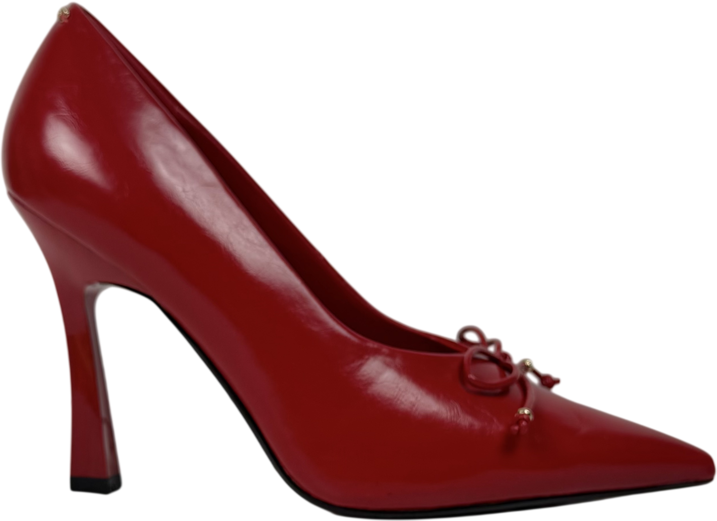 River Island Red Bow Court Heels UK 6 EU 39 👠