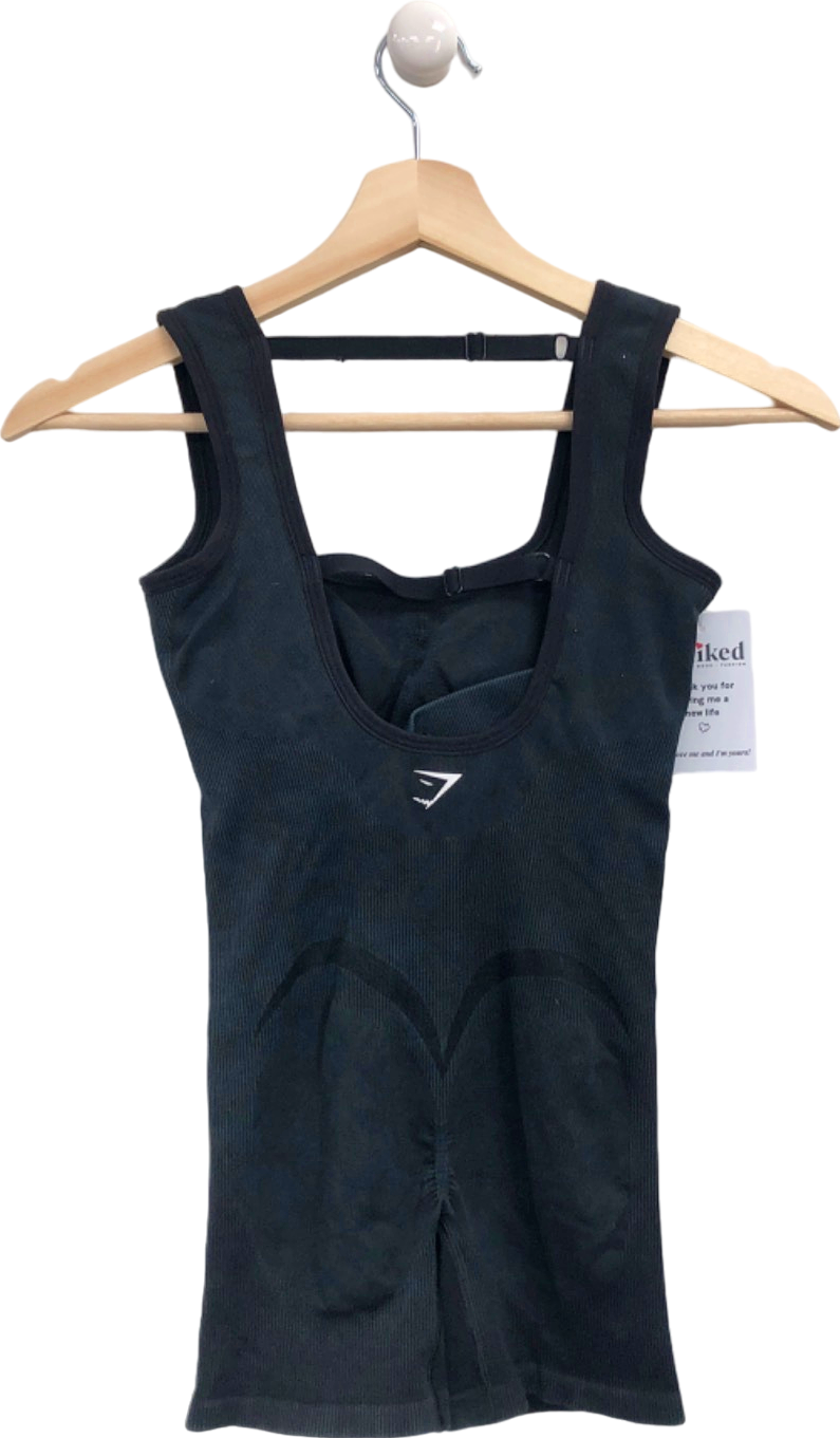 Gymshark Black Seamless Training Vest XS