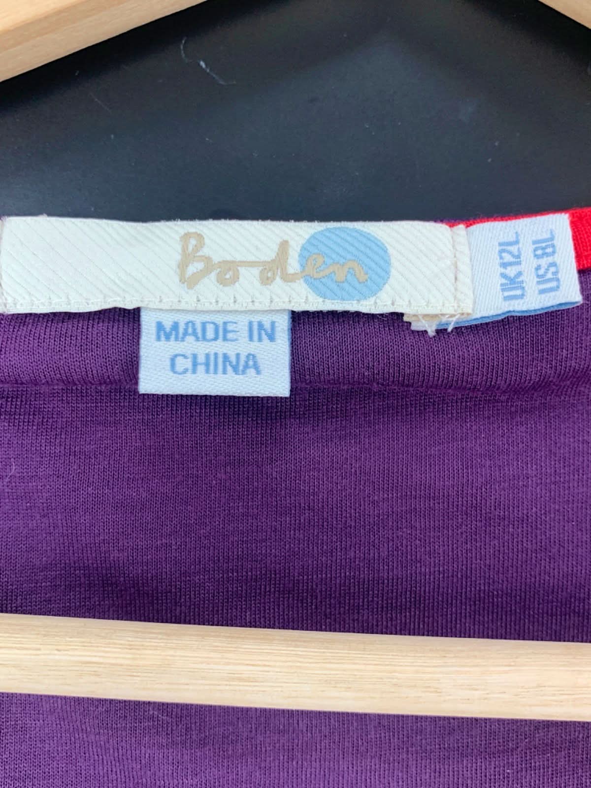 Boden Purple Sleeveless Dress UK 12