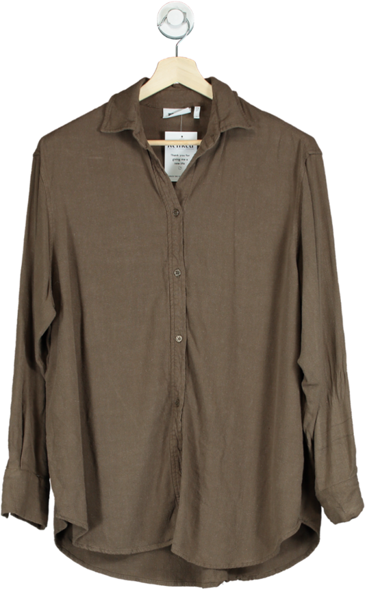 Weekday Brown Casual Shirt UK S