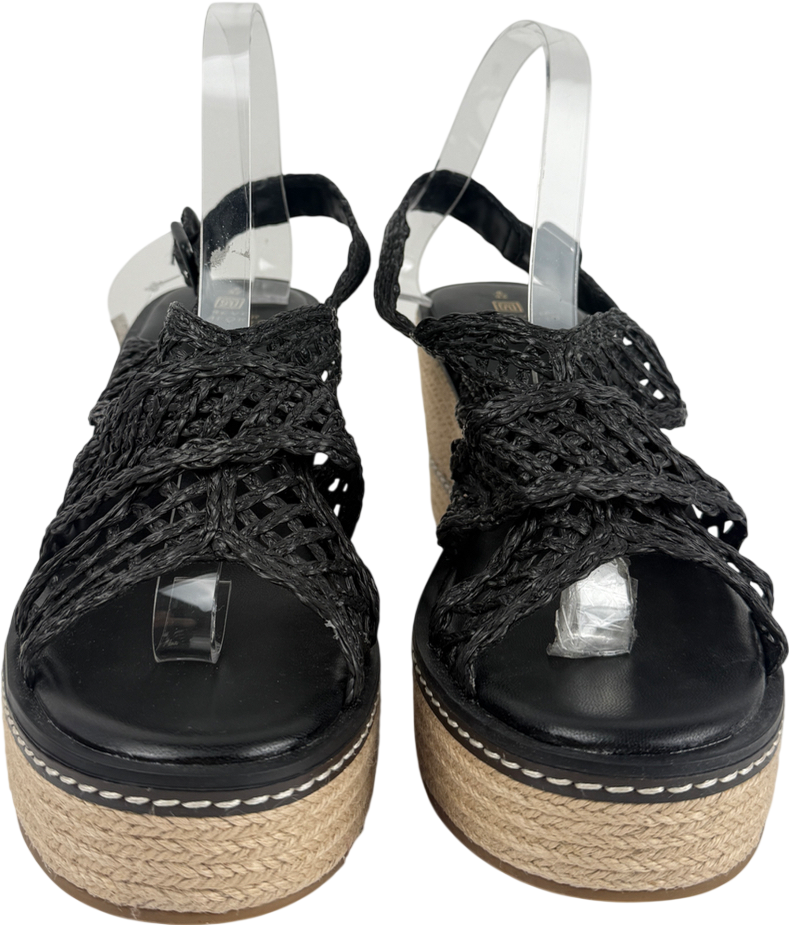 Next Black Wedge Sandal UK 8 EU 41 👠