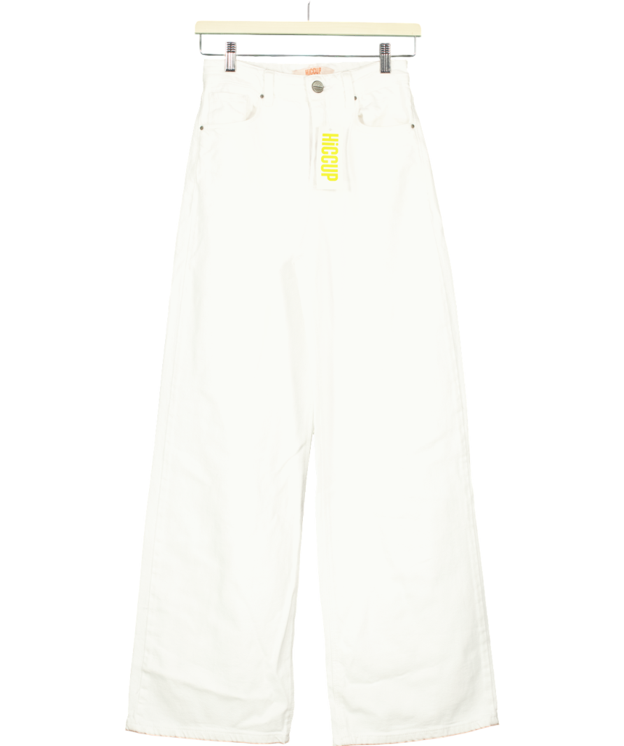 Hiccup White Straight Leg Jeans W26