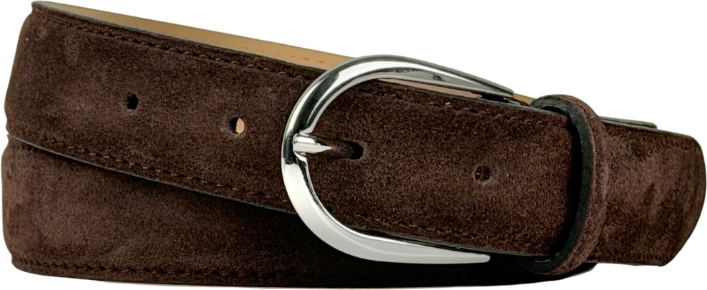 SUITSUPPLY Brown Italian Leather Belt W34