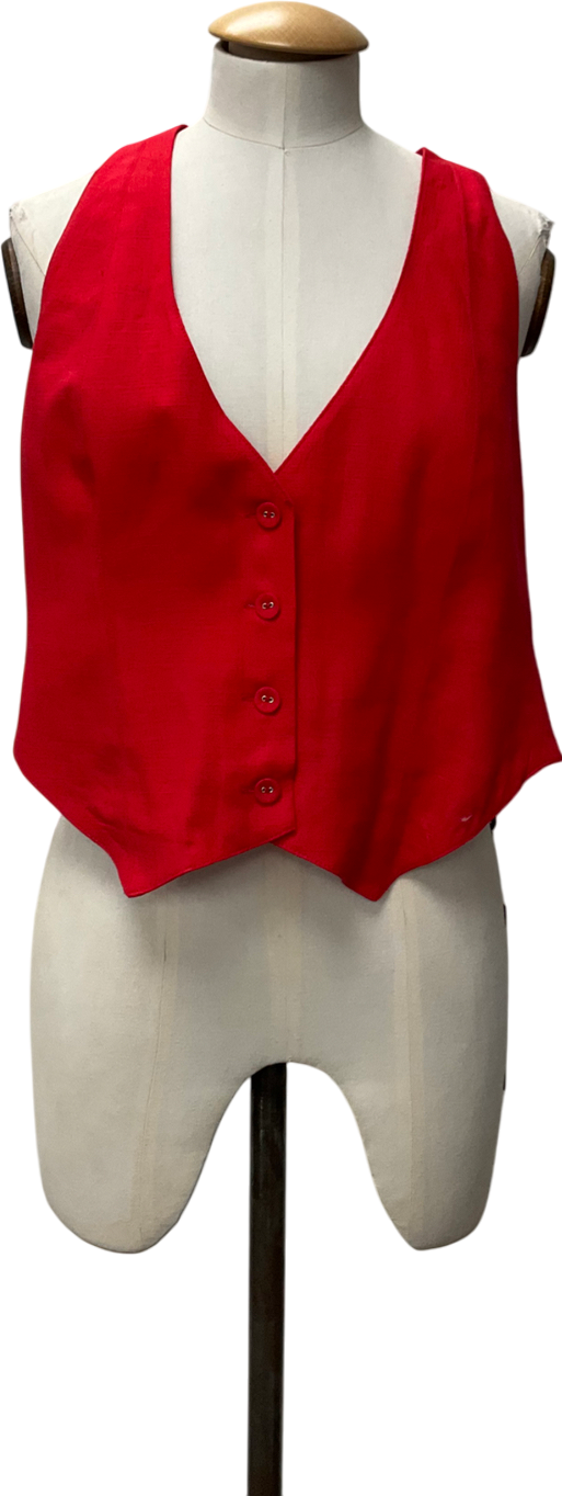 White Fox Red Nothing Matters Vest Top UK L