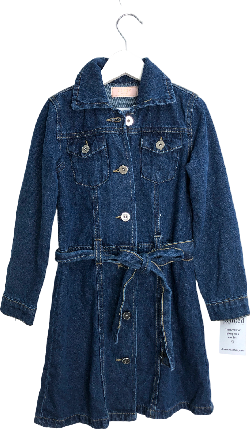 lipsy london Blue Denim Dress 3 Years