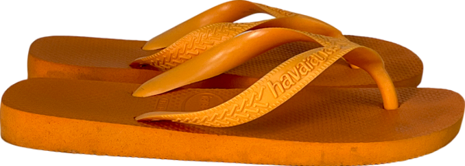 Havaianas Orange Pop Yellow Flip Flop UK 4 EU 37 👠