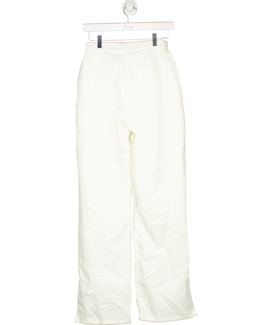 NA - KD White Seam Detail Slit Pants UK 8