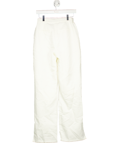 NA - KD White Seam Detail Slit Pants UK 8