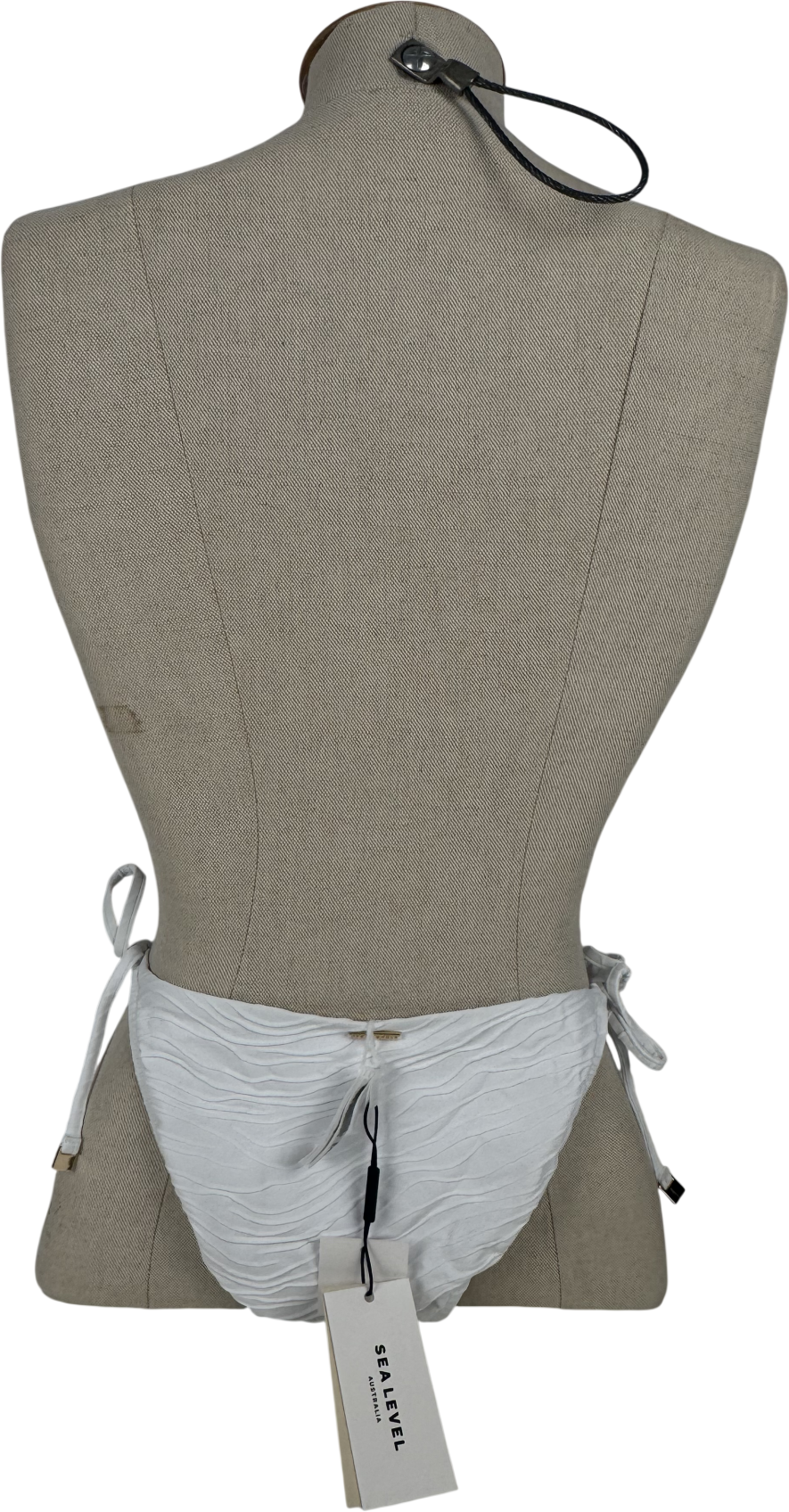 Sea Level White De Soleil Tie Side Bikini Pant UK 6