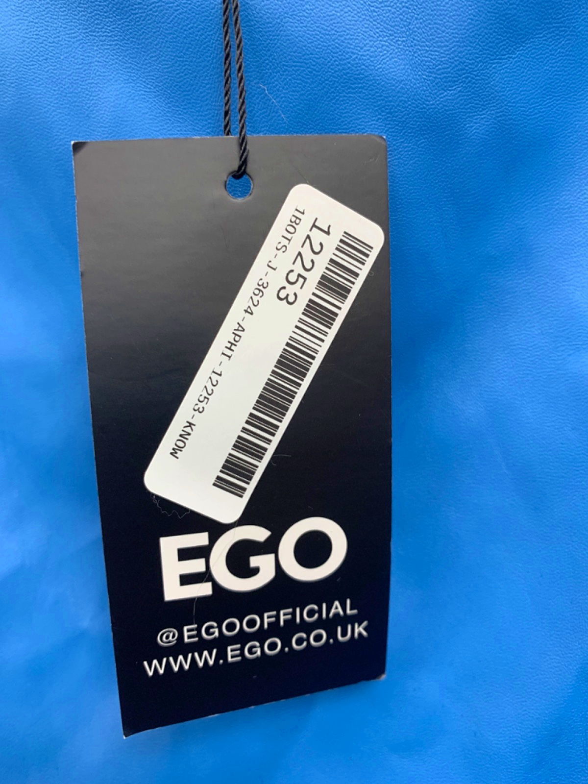 EGO Blue Mini Skirt Size UK 12